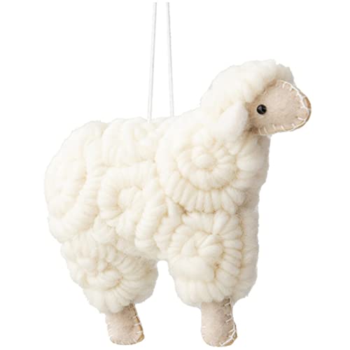 Felt Lamb Pendant Wooly Sheep Xmas Tree Decoration