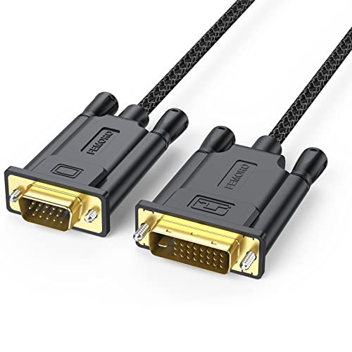 FEMORO DVI to VGA Cable: High-Quality, Robust, and Versatile