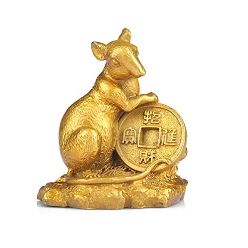 Feng Shui Chinese Zodiac Rat Figurine