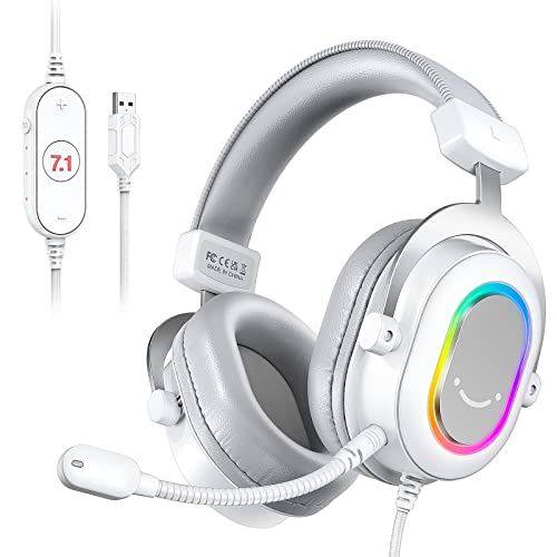 FIFINE AmpliGame H6: Immersive USB Gaming Headset with 7.1 Surround Sound
