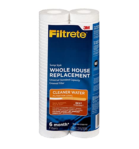 Filtrete Whole House Water Filter, Universal, 5 Microns
