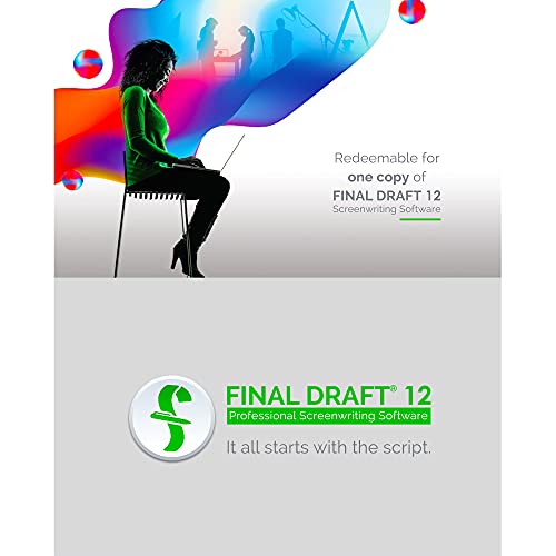 Final Draft 12 - Professional Screenwriting Software for Television, Film, Stage, & Graphic Novel Scripts
