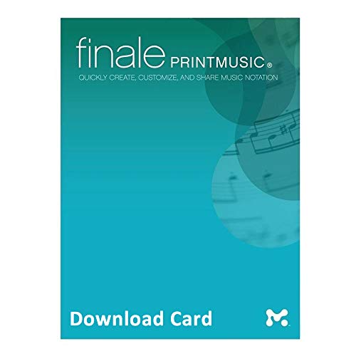 Finale PrintMusic 2014 - Music Notation Software