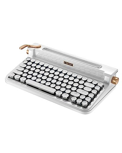 FINEDAY Keyboard 3.0: Retro Wireless Mechanical Keyboard with Bluetooth 5.0