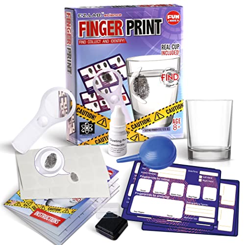 Fingerprint Kit for Kids Ages 8-12