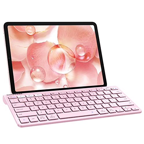 Fintie Gigapower Multi-Device Keyboard with Foldable Stand (Pink)