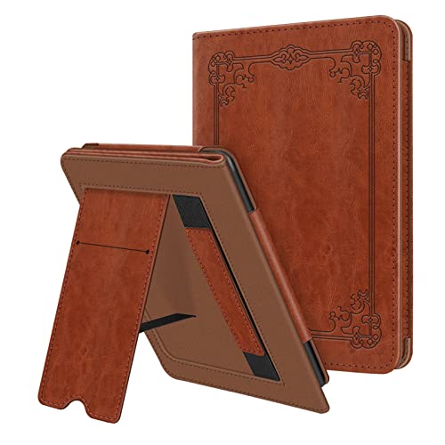 Fintie Kindle Paperwhite Stand Case - Premium PU Leather Sleeve Cover with Card Slot and Hand Strap