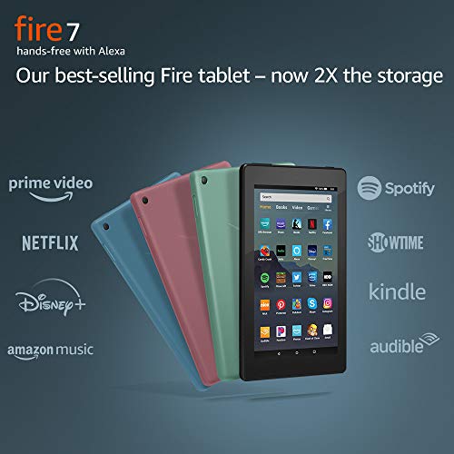 Fire 7 Tablet - Sage + Kindle Unlimited