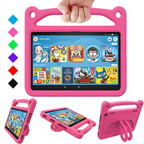 Fire HD 8 Kids Tablet Case with Stand and Handle