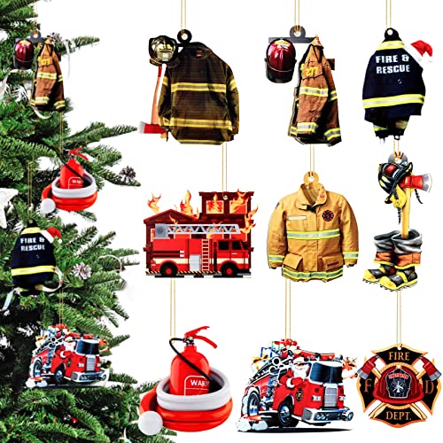 Firefighter Uniform Ornament: Cute and Versatile Decoration for Firefighter Enthusiasts