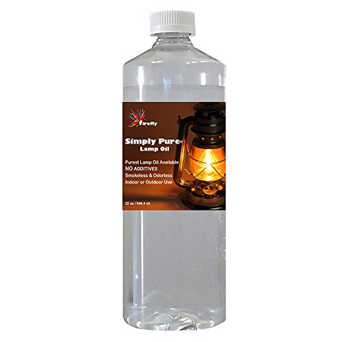 FIREFLY Eco-Friendly, Non-Toxic Lamp Oil - Smokeless & Odorless - 32 oz
