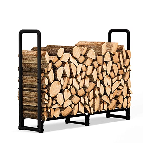 Firewood Rack Outdoor Storage Log Holder Stand