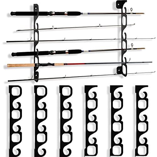 Fishing Rod Rack Wall/Ceiling Mount - Holds 18 Rods