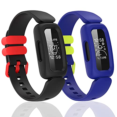 Fitbit Ace 3 Waterproof Soft Silicone Bands for Kids