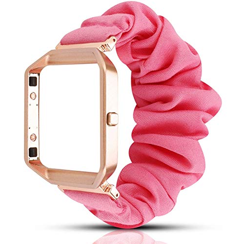 Fitbit Blaze Scrunchie Bands with Metal Frame