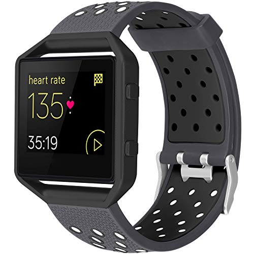 Fitbit Blaze Sport Silicone Bands with Dual Locking Buckle