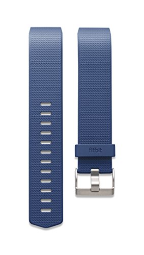 Fitbit Charge 2 Accessory Band, Blue, Large