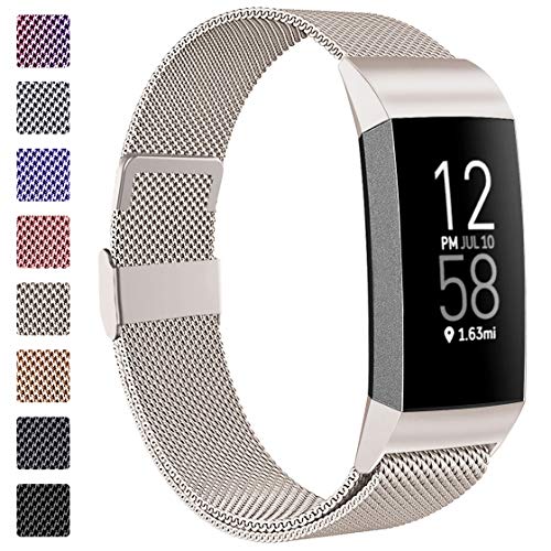 Fitbit Charge 4 & 3 Metal Mesh Stainless Steel Bands