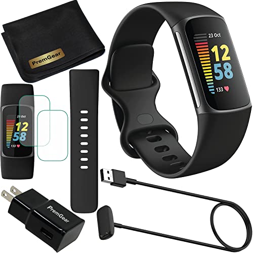 Fitbit Charge 5 Health Tracker Bundle
