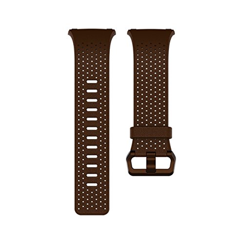 Fitbit Ionic Perforated Leather Accessory Band, Cognac, Small