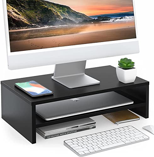 FITUEYES Monitor Stand - 2 Tier Computer Monitor Riser