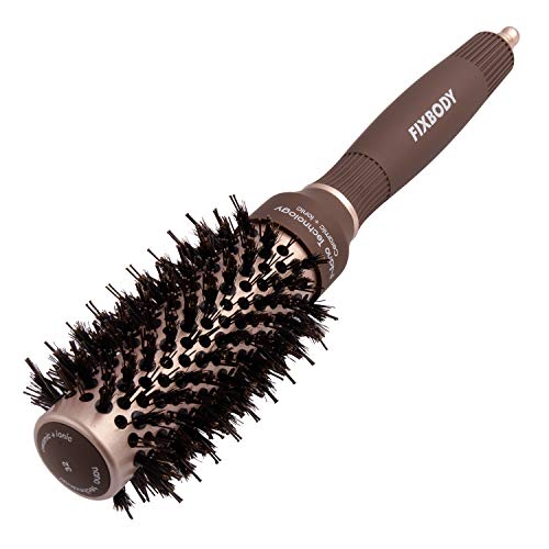 FIXBODY Round Hair Brush with Boar Bristles