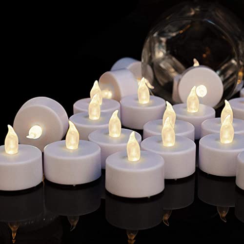 Flameless LED Tea Lights for Seasonal Festive Celebrations
