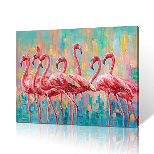 Flamingo Bedroom Wall Decor Painting