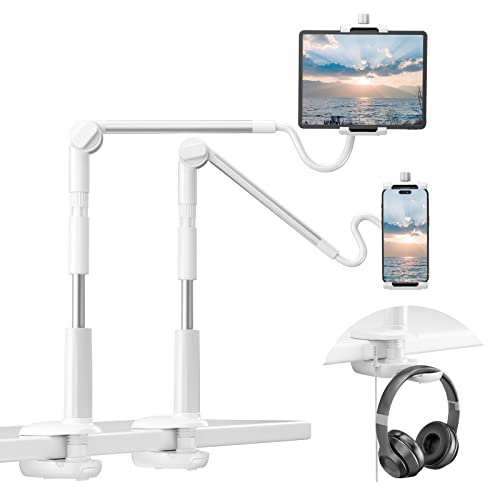 Flexible Gooseneck Tablet Holder for Bed and Desk
