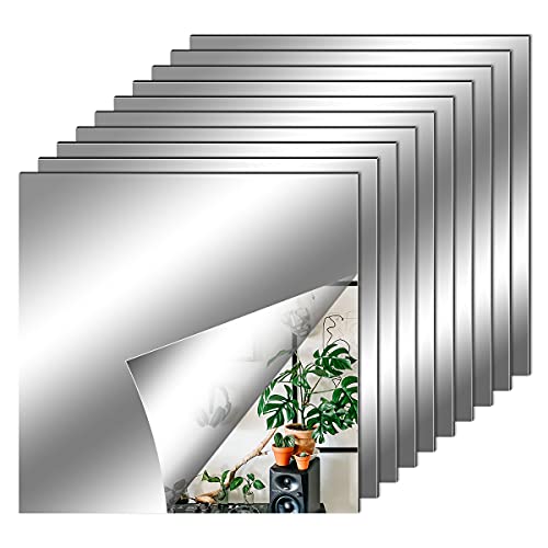 Flexible Mirror Sheets - Decorative Self Adhesive Plastic Mirror Tiles
