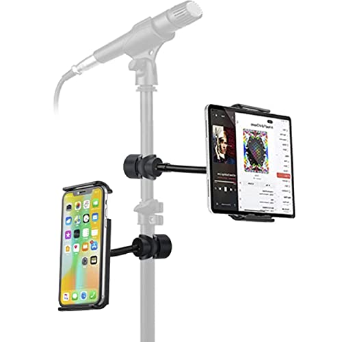 Flexible Phone Holder for Mic Stand and Music Stand