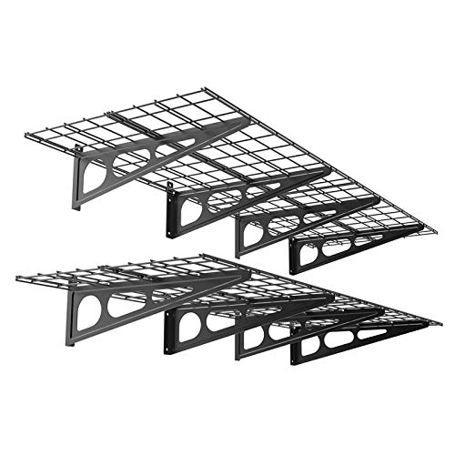 FLEXIMOUNTS Garage Shelving Storage Rack - Sturdy and Easy to Install