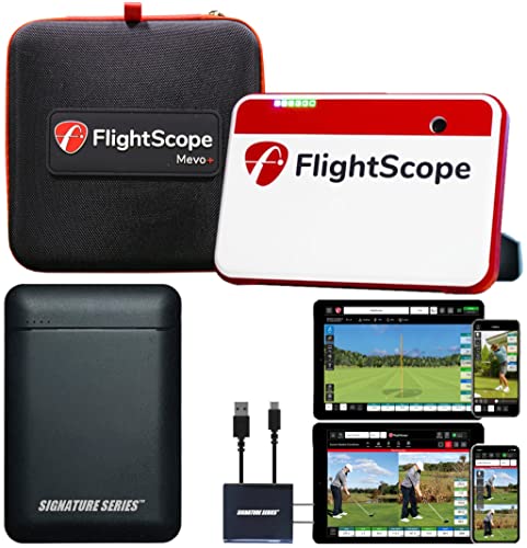 FlightScope Mevo+ 2023 Edition Golf Launch Monitor and Simulator