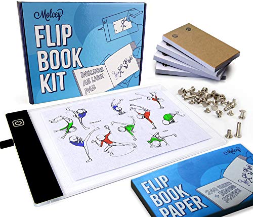 Flip Book Kit - LED Lightbox for Drawing and Tracing