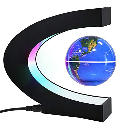 Floating Globe with LED Lights