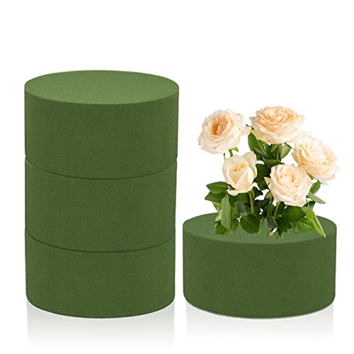 Wet Floral Foam for Flowers Round Florist Styrofoam Block Flower  Arrangement Supplies Can be Cut 1.57 X 3.15 Inches New 