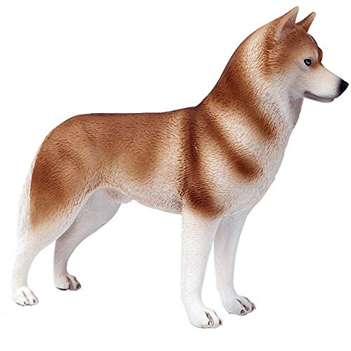 Flormoon Realistic Husky Dog Figurines