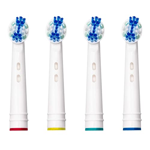 Flossing Action Brush Heads for Braun Oral-B - 4 Pack