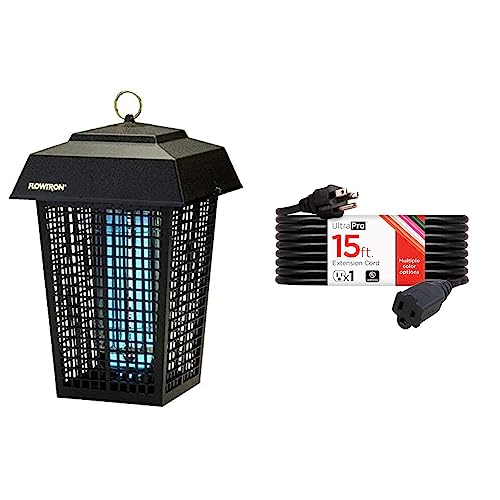 Flowtron BK-40D Insect Killer & UltraPro 15 Ft Extension Cord