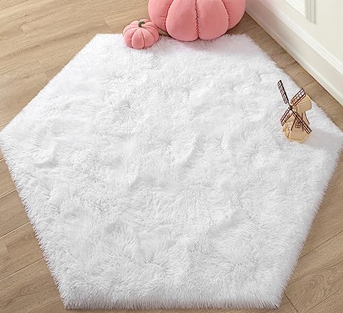 Fluffy Area Carpet for Girls Kids Room