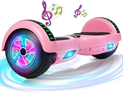 FLYING-ANT Hoverboard Self Balancing Scooter 6.5" UL2272 Certified Electronic Scooter (Red-led)