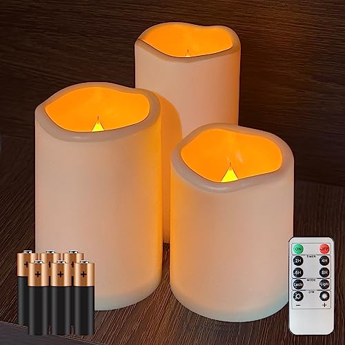 FMIX Flameless Candles with Remote