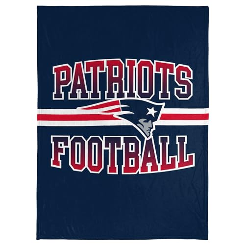 FOCO NFL Micro Raschel Plush Throw Blanket - New England Patriots