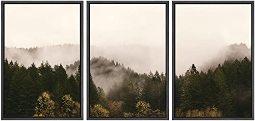 Foggy Mountains Canvas Prints - Home Decoration for Living Room