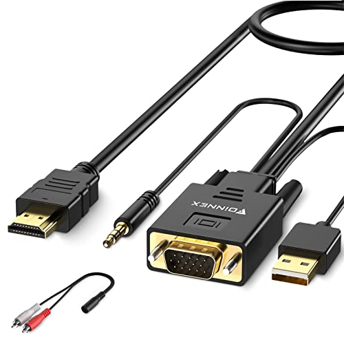 FOINNEX VGA to HDMI Adapter/Converter Cable