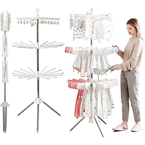 Foldable Clothes Drying Rack - Space Saving Laundry Solution