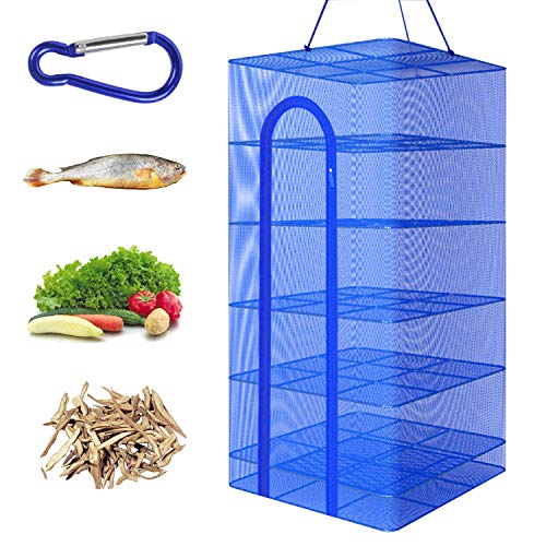 Foldable Drying Rack Net Dryer with Zippers