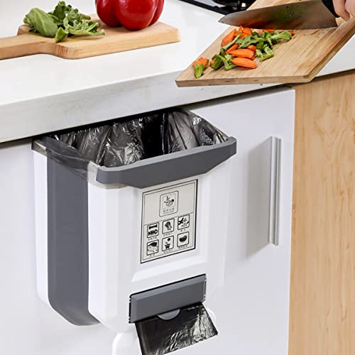 Foldable Hanging Kitchen Trash Can