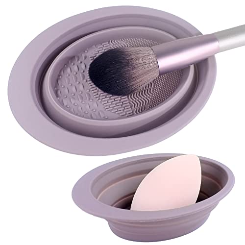 Foldable Silicone Makeup Brush Cleaning Mat