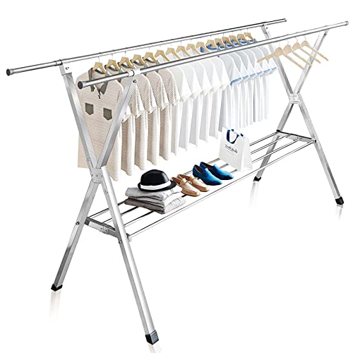 Foldable Stainless Steel Laundry Drying Rack